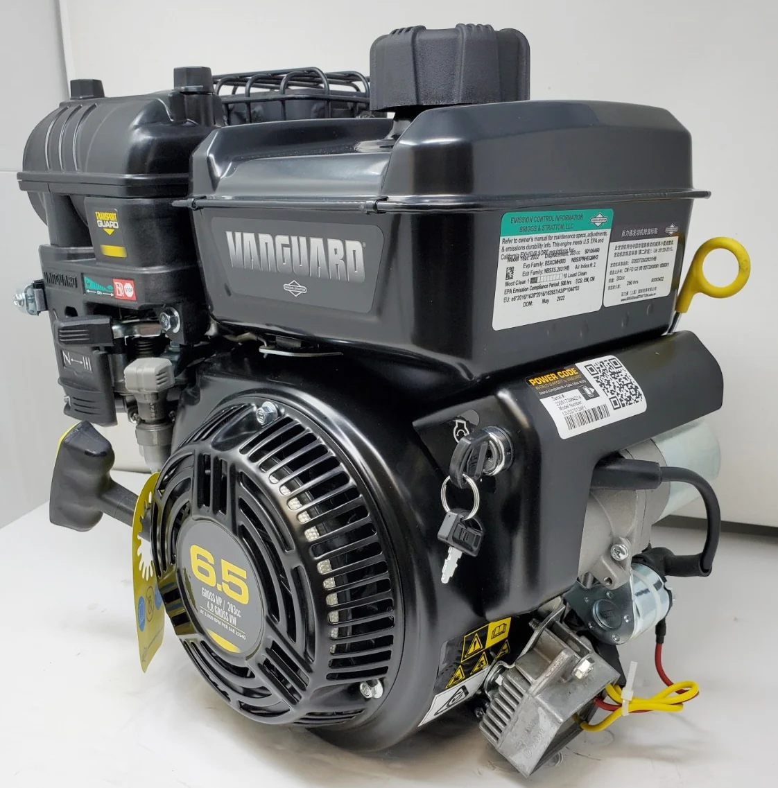 Briggs & Stratton 6.5hp Vanguard Engine 203cc OHV Electric Start 3/4"x 2-27/64 #12V337-0139 - Image 3