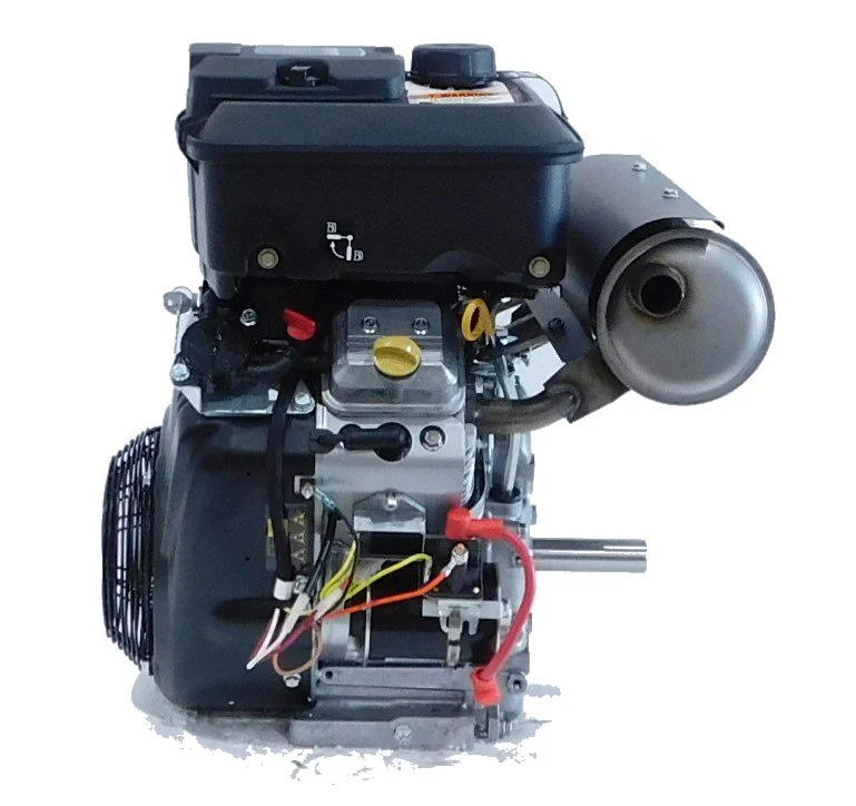 Briggs & Stratton Horizontal 23 HP Vanguard 1-1/8" x 4" Fuel Tank and Muffler #386447-0455 - Image 4