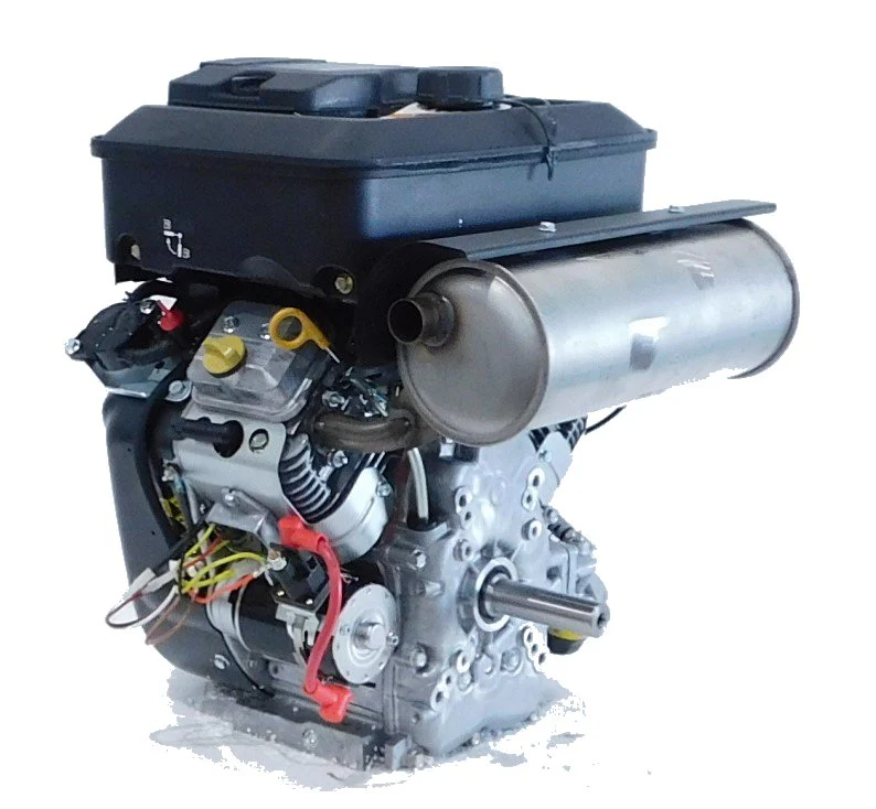 Briggs & Stratton Horizontal 23 HP Vanguard 1-1/8" x 4" Fuel Tank and Muffler #386447-0455 - Image 5