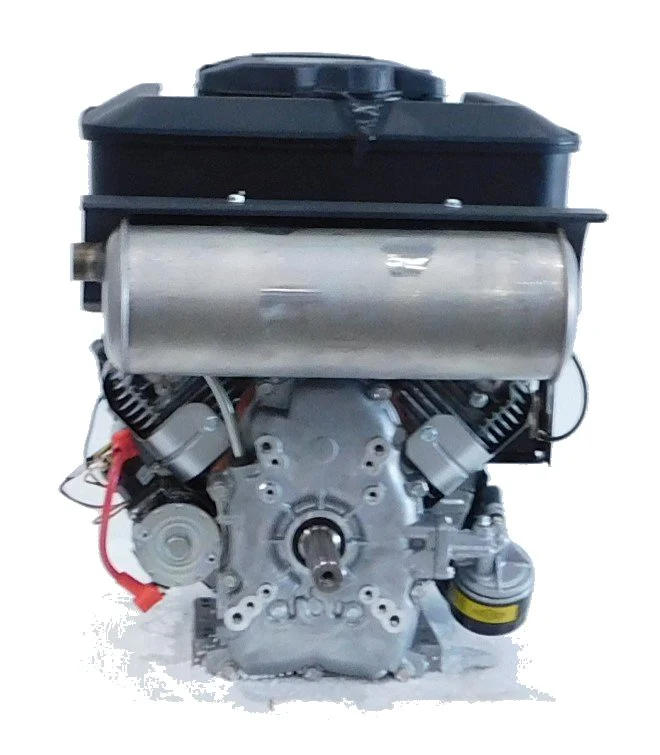 Briggs & Stratton Horizontal 23 HP Vanguard 1-1/8" x 4" Fuel Tank and Muffler #386447-0455 - Image 6
