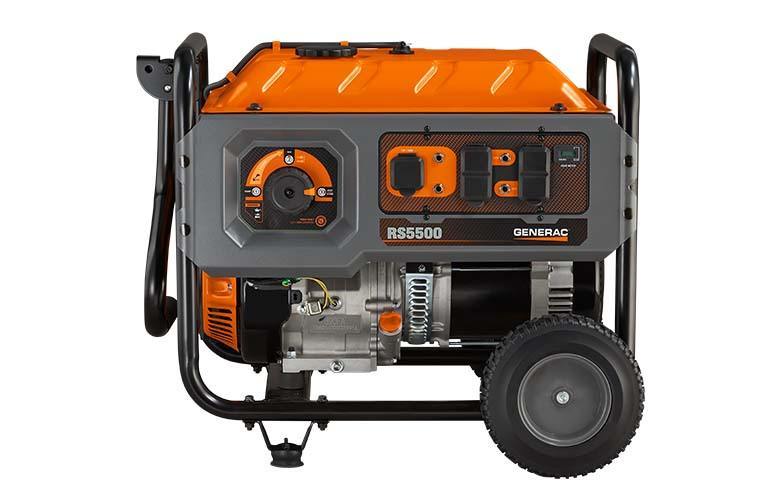 Generac RS5500 5500 Watt 389cc Portable Generator w/Cord #6672 - Image 3