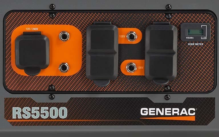 Generac RS5500 5500 Watt 389cc Portable Generator w/Cord #6672 - Image 4