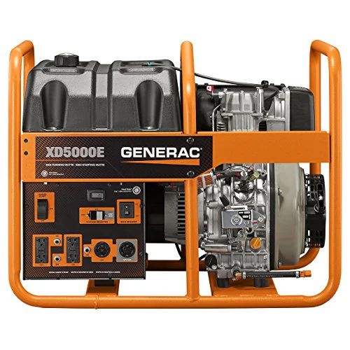 Generac XD5000E 5000 Watt ES Diesel Portable Generator Yanmar Engine #6864 - Image 4