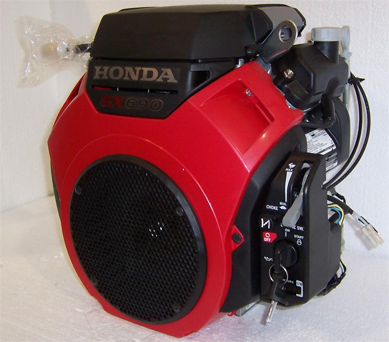 Honda Horizontal Engine 22.1 Net HP 688cc OHV 12V ES 20 Amp 1-1/8" x 3-1/2" #GX690-TXA2 - Image 2