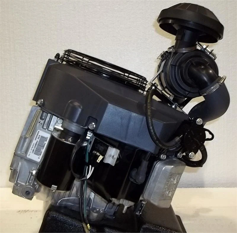 Kawasaki Vertical 19 HP V-Twin KAI OHV Engine ES 13amp 1-1/8" x 3.94" #FH580V-GS35 - Image 2