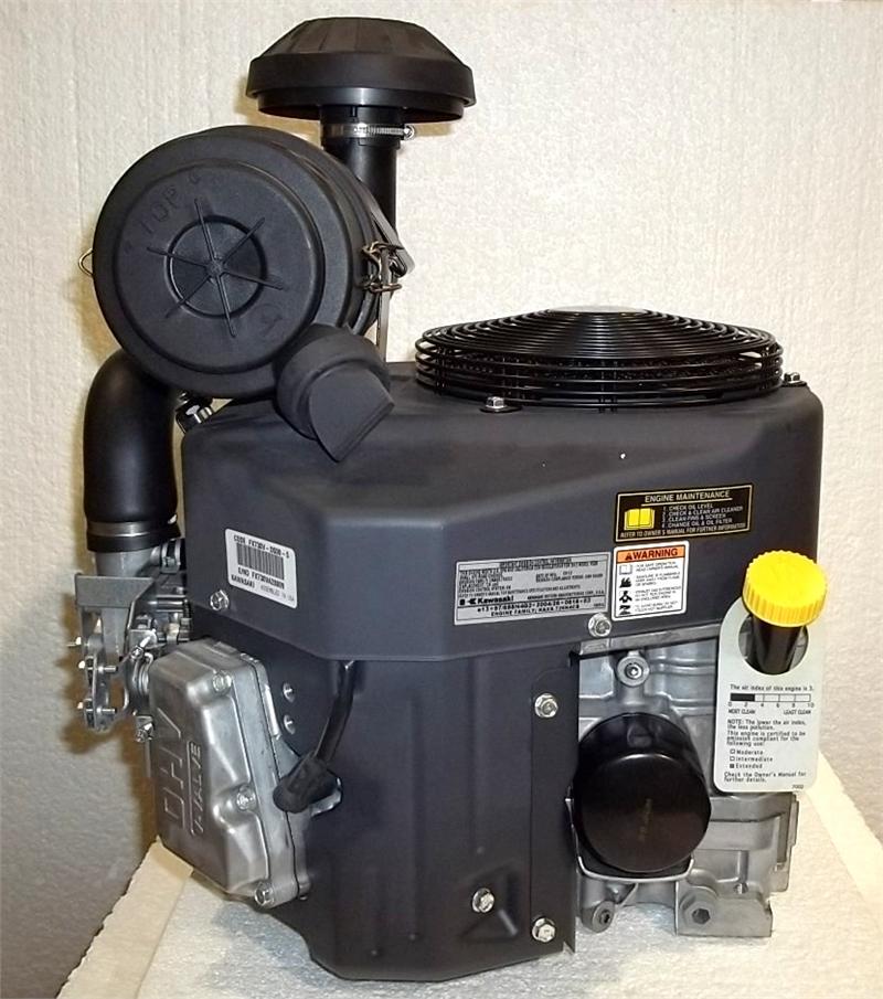 Kawasaki Vertical 23.5 HP 726cc V-Twin Engine ES 15amp 1-1/8" x 4-5/16" #FX730V-CR00 - Image 3