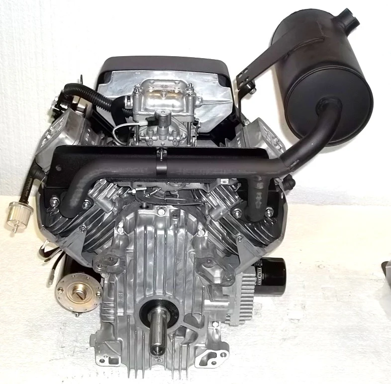 Kawasaki Vertical 25 HP V-Twin OHV Engine ES 13amp 1" x 3-5/32" #FH721V-HS13 - Image 5