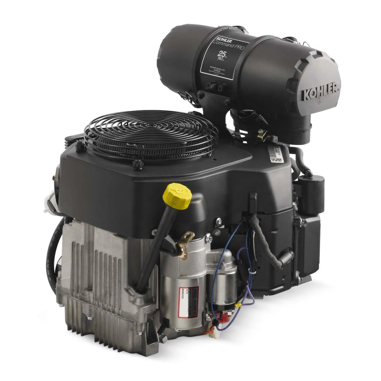 Kohler Vertical Command Pro 25 HP 747cc Engine 1-1/8" x 4.3" #CV742-3000
