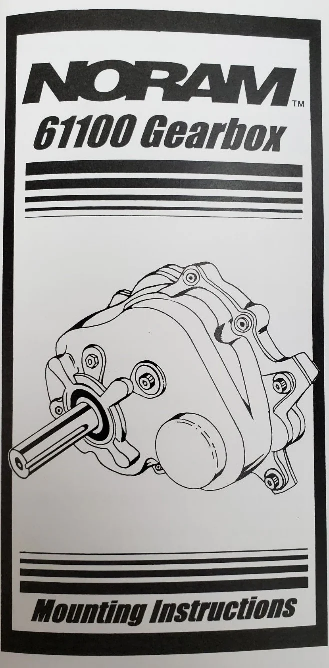 Noram Straight 6:1 reduction for 1" Keyed Shaft Engines #61100 - Image 3